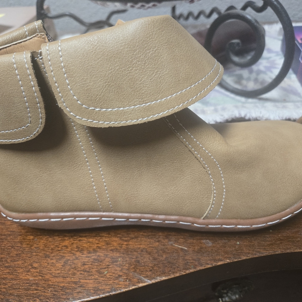 Tan Ankle Booties